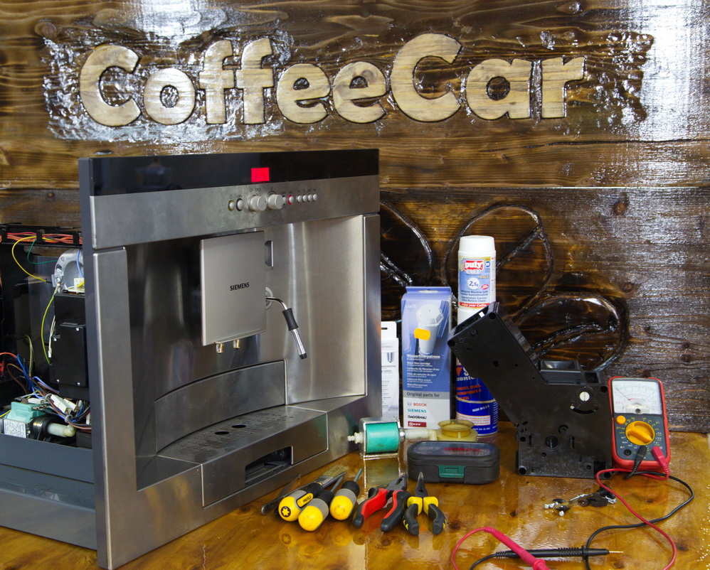 Ремонт встраиваемых кофемашин в Сервисном-Центре CoffeeCar Санкт-Петербург